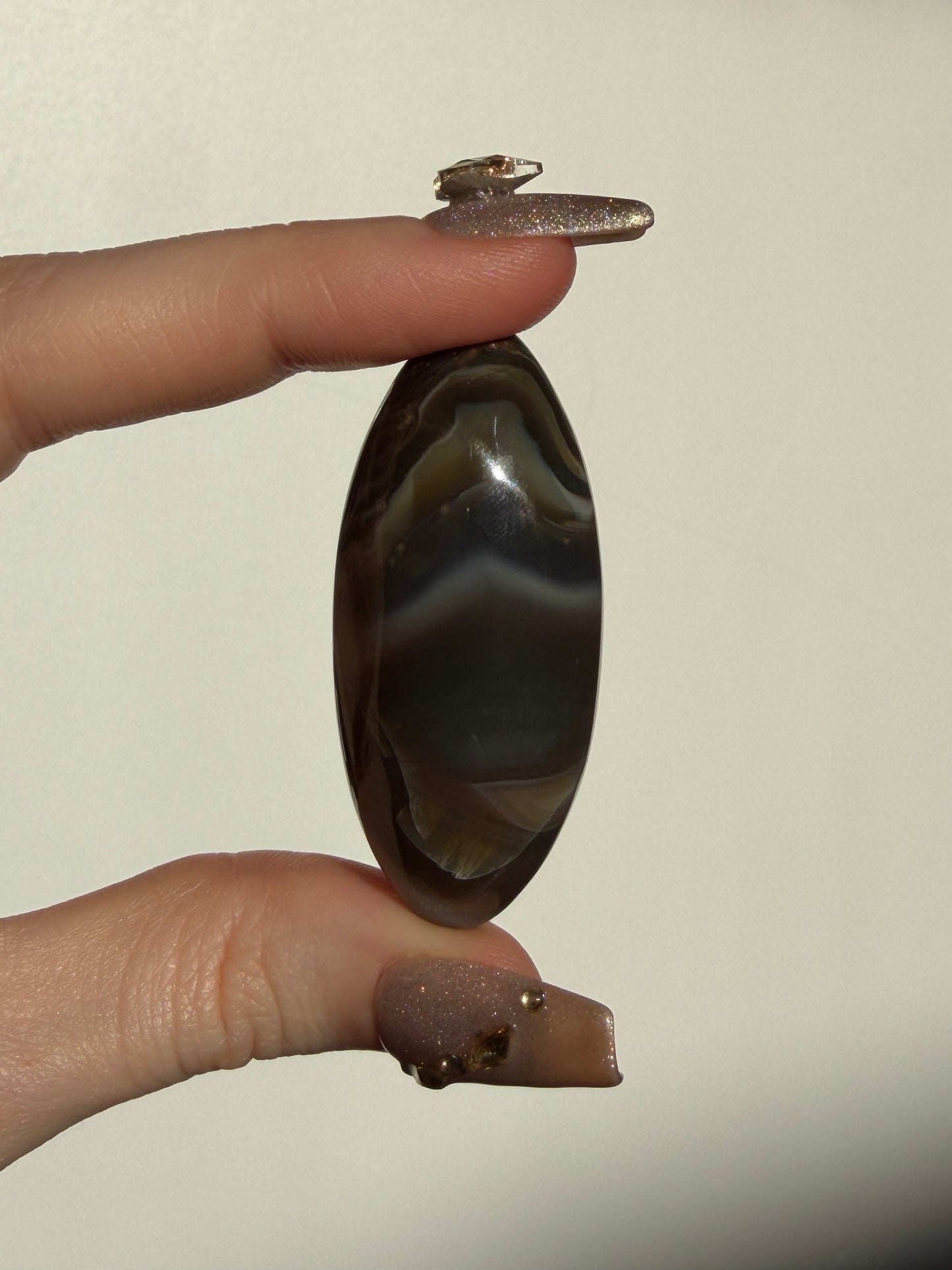 Grey Banded East Indonesian Agate Shiva D