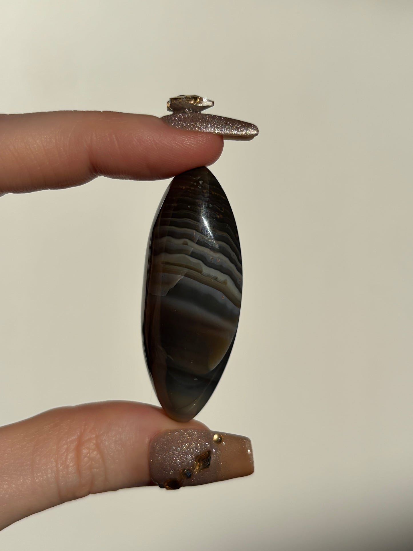 Grey Banded East Indonesian Agate Shiva E