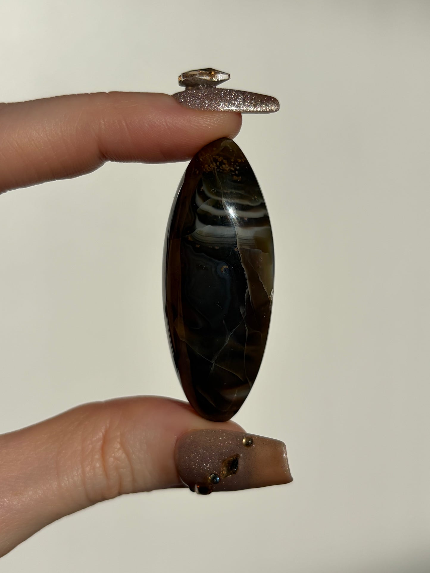 Grey Banded East Indonesian Agate Shiva F