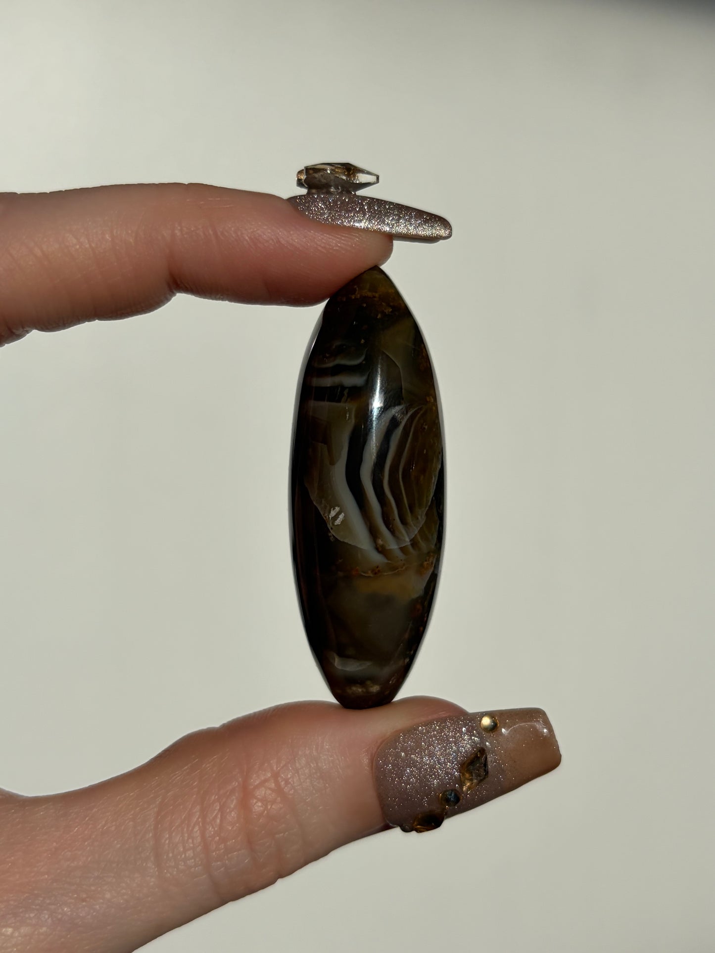 Grey Banded East Indonesian Agate Shiva F