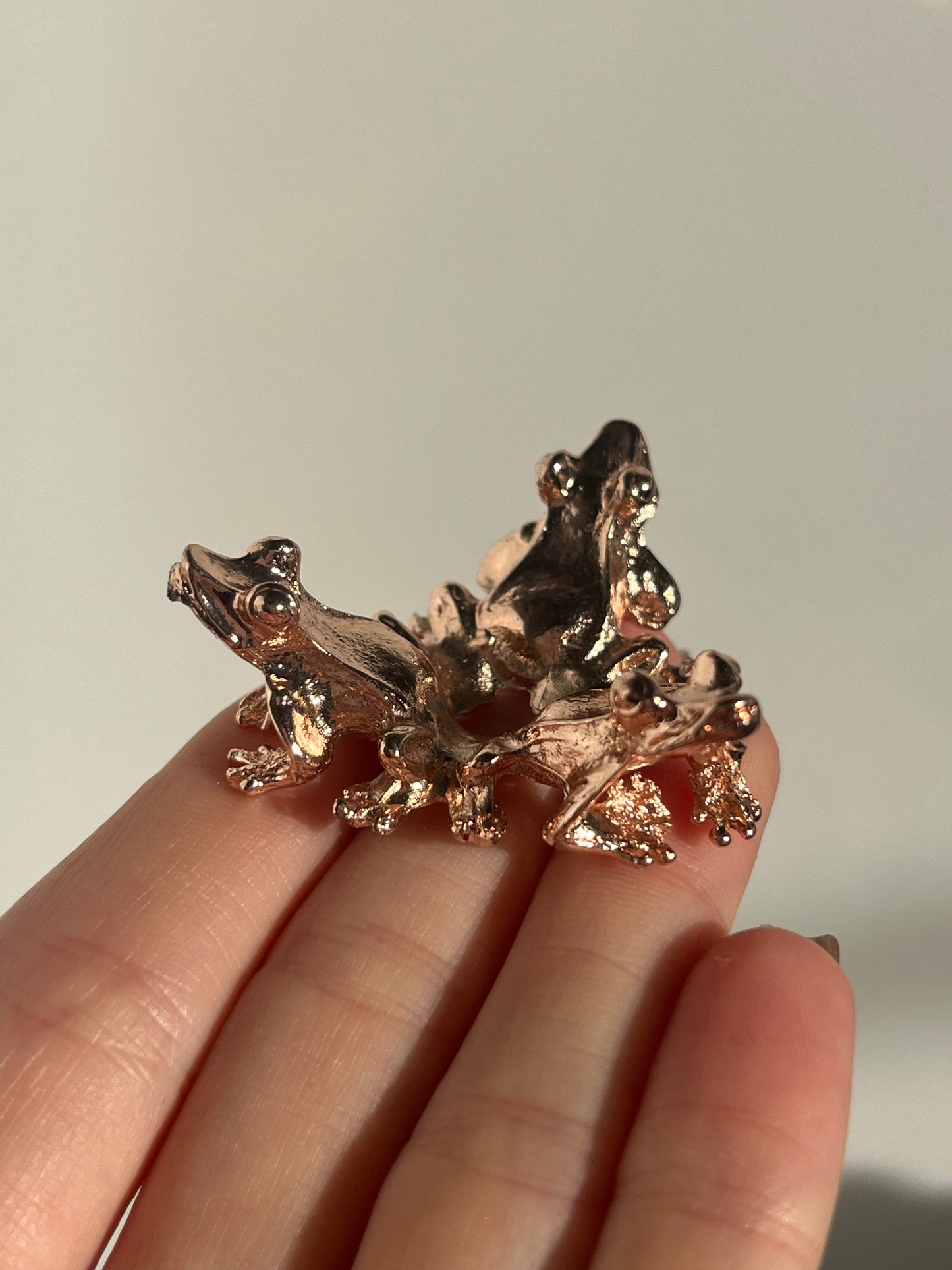 "The Princess & The Frog" Rose Gold Sphere Stand