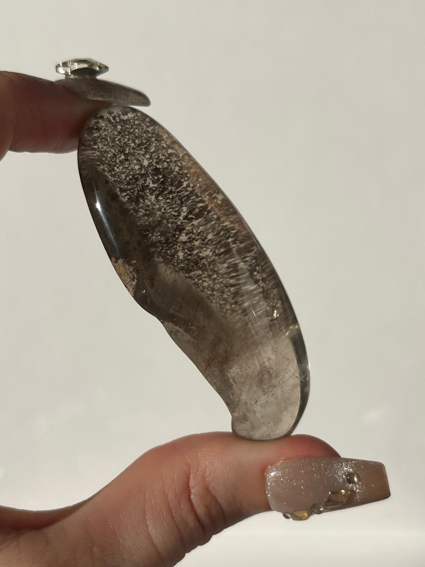 Garden Quartz Lens Carving D