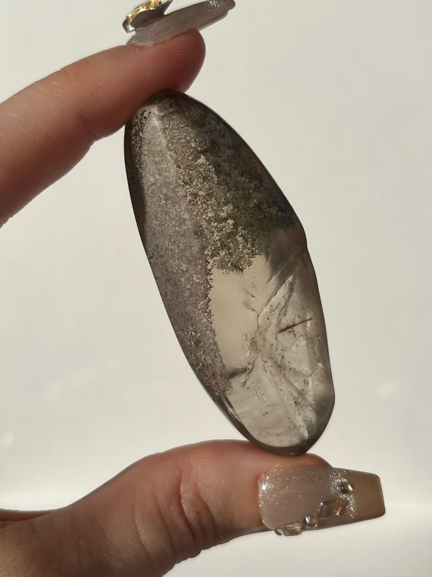 Garden Quartz Lens Carving D