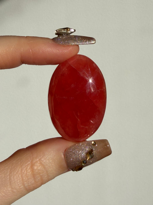 Gem Grade Gel Rhodochrosite Oval Cabochon