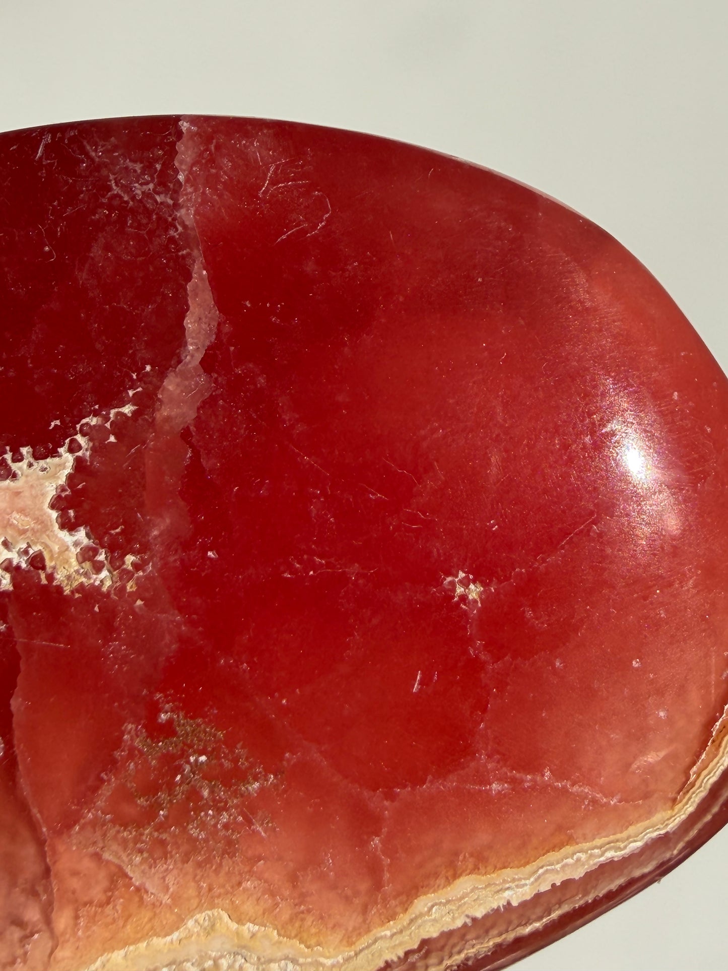 “Velour” Gel Rhodochrosite Freeform B