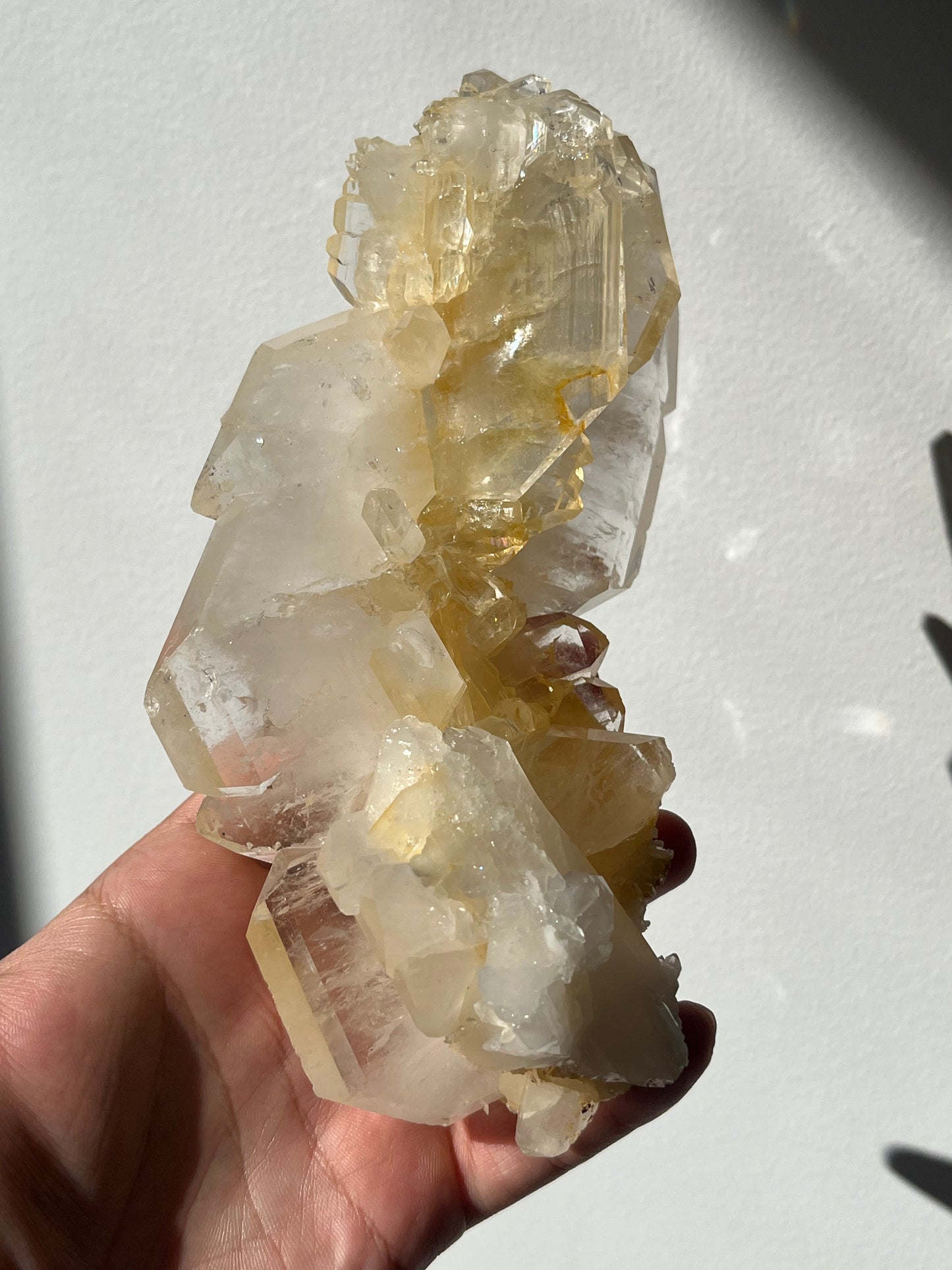 “The Luminous Axis” Golden Healer Faden Quartz Specimen A