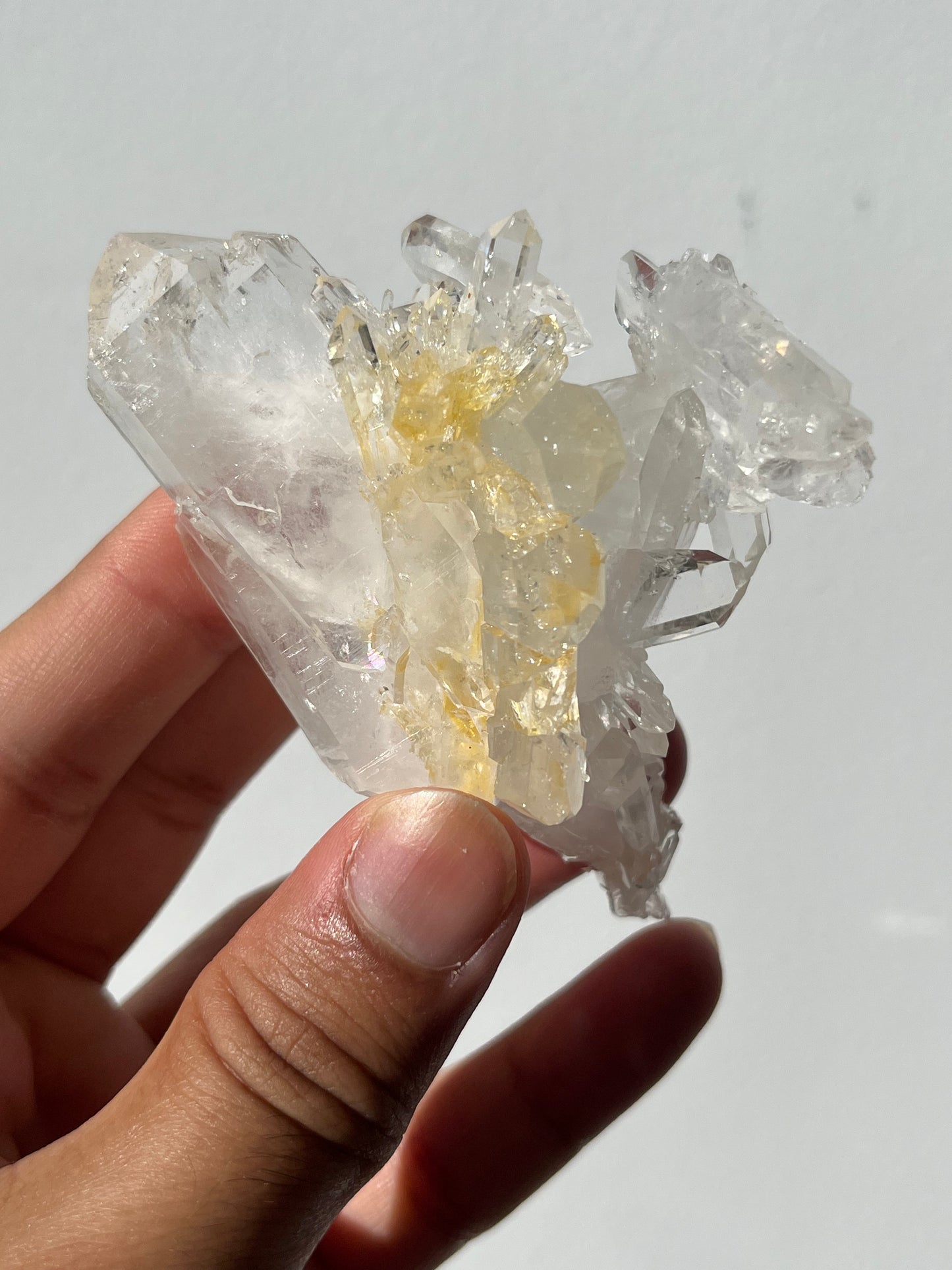 “Spires of Light” Golden Healer Faden Quartz Specimen I