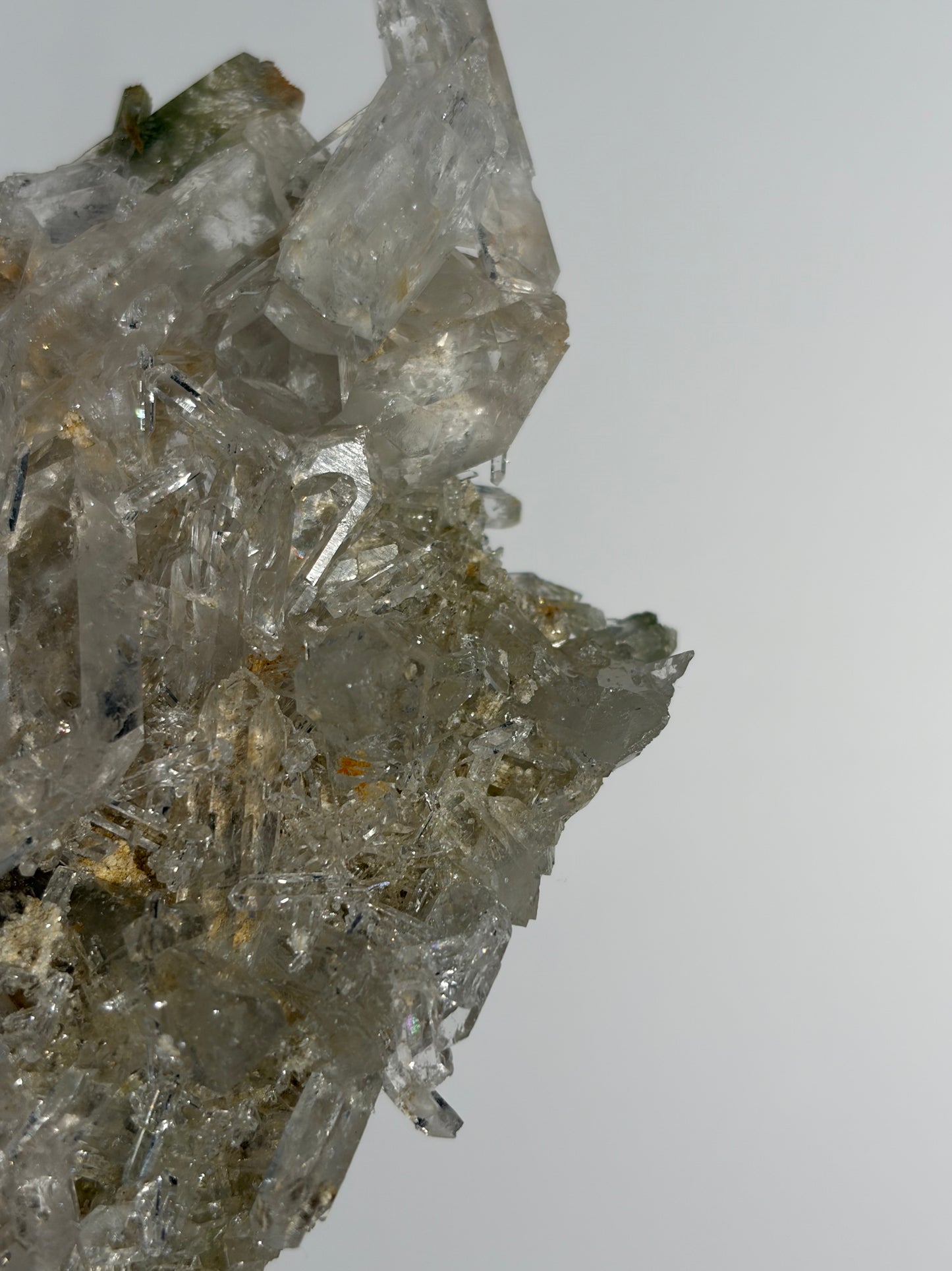 Chlorite Included DT Needle Quartz Specimen A