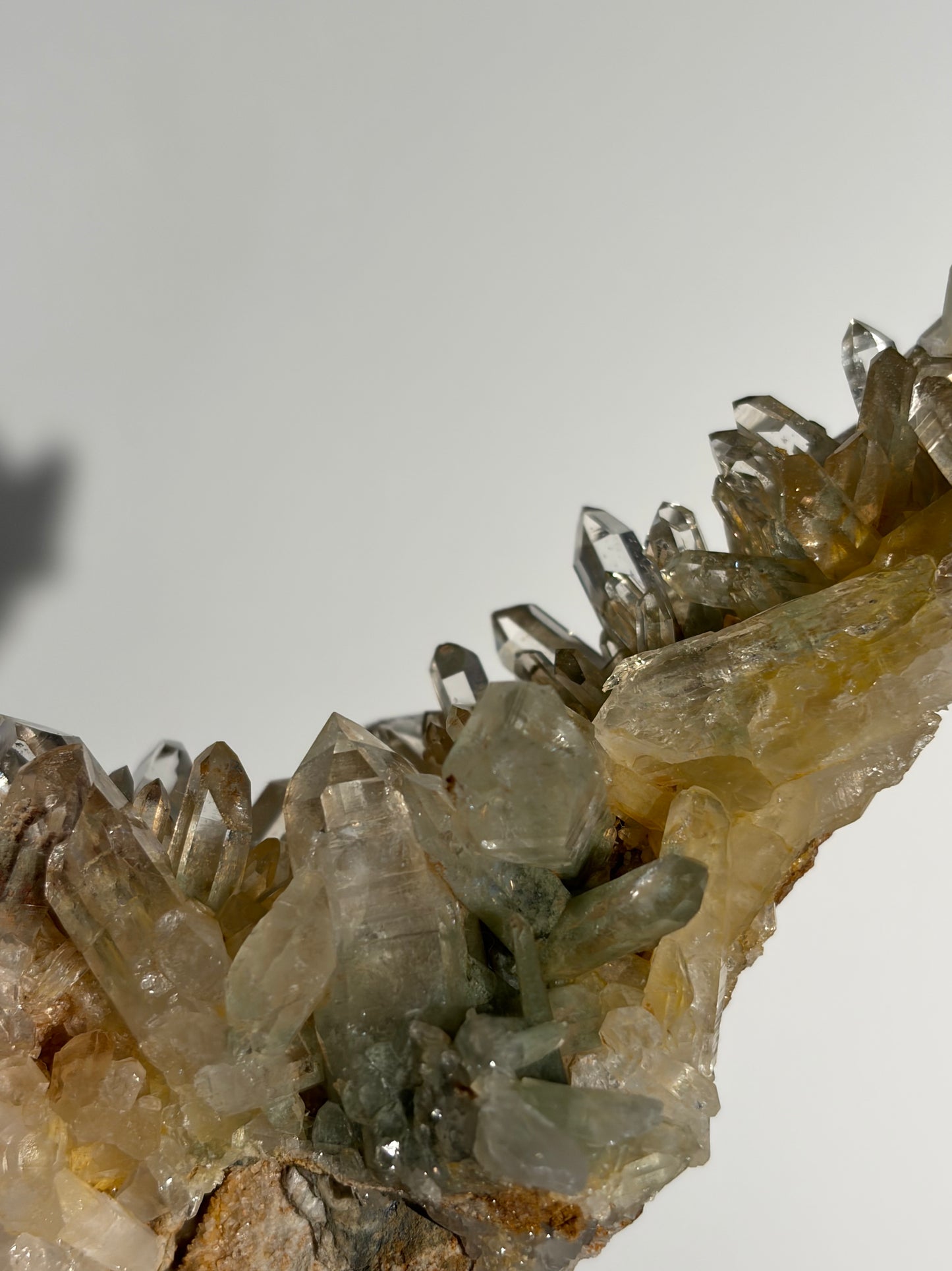 Water Clear Golden Healer Chlorite Included Quartz Specimen D