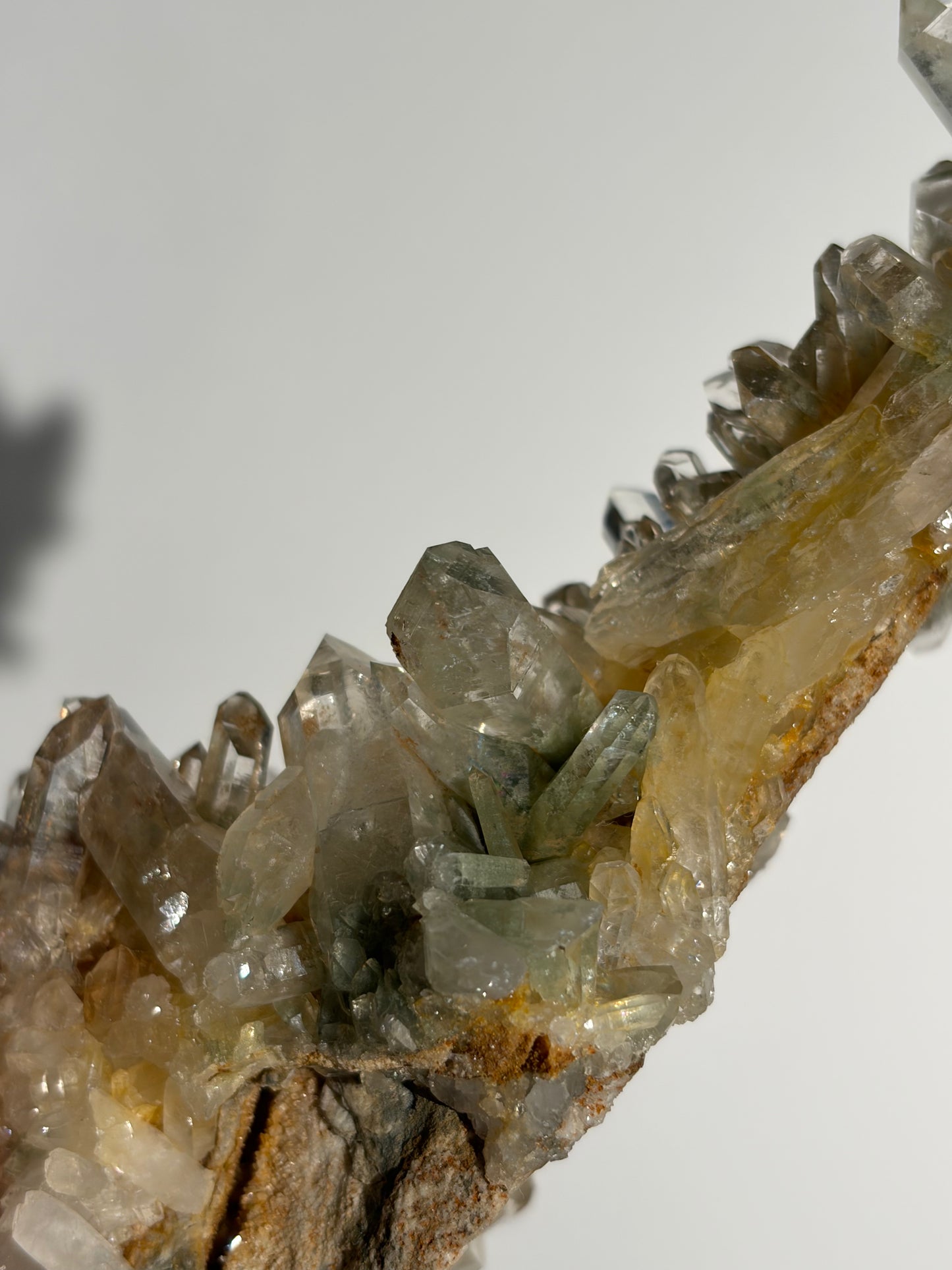 Water Clear Golden Healer Chlorite Included Quartz Specimen D