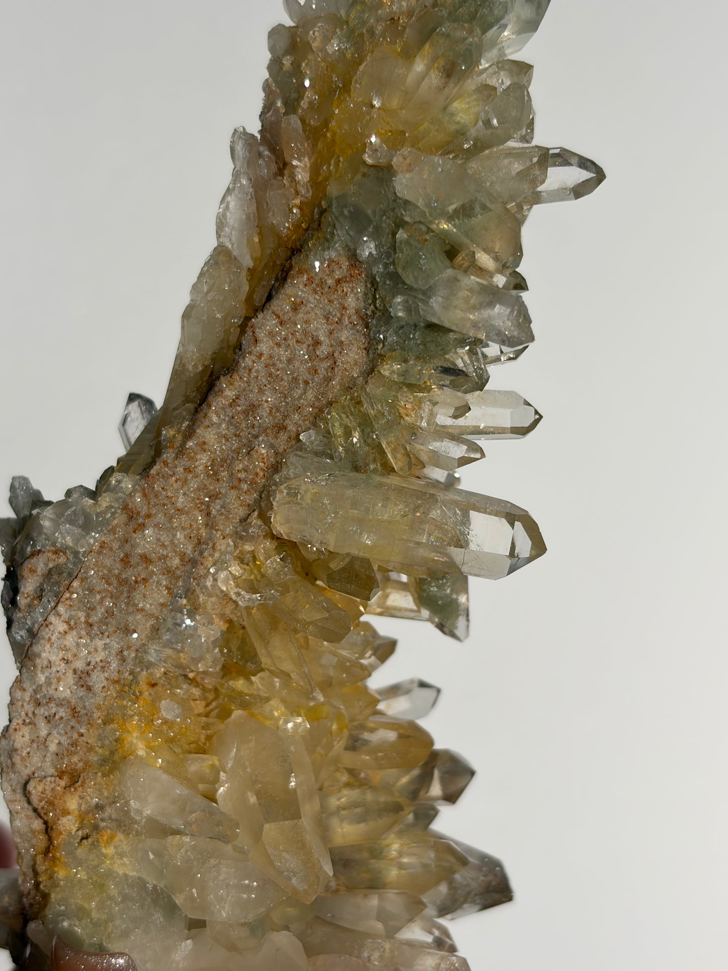 Water Clear Golden Healer Chlorite Included Quartz Specimen D