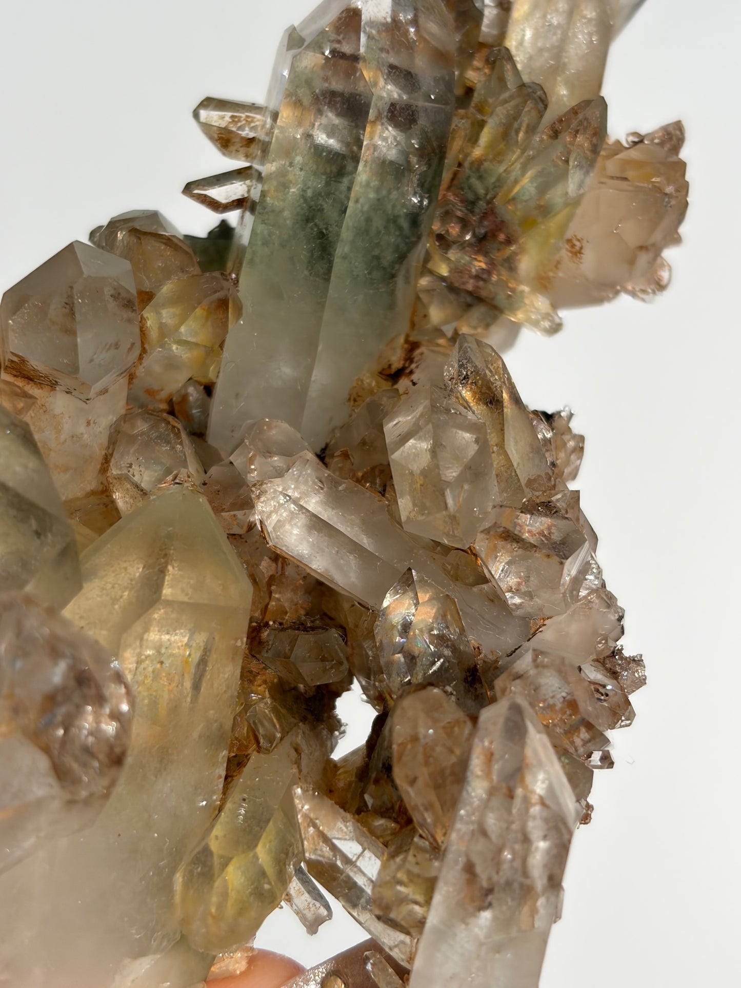 Water Clear Golden Healer Chlorite Included Quartz Specimen E