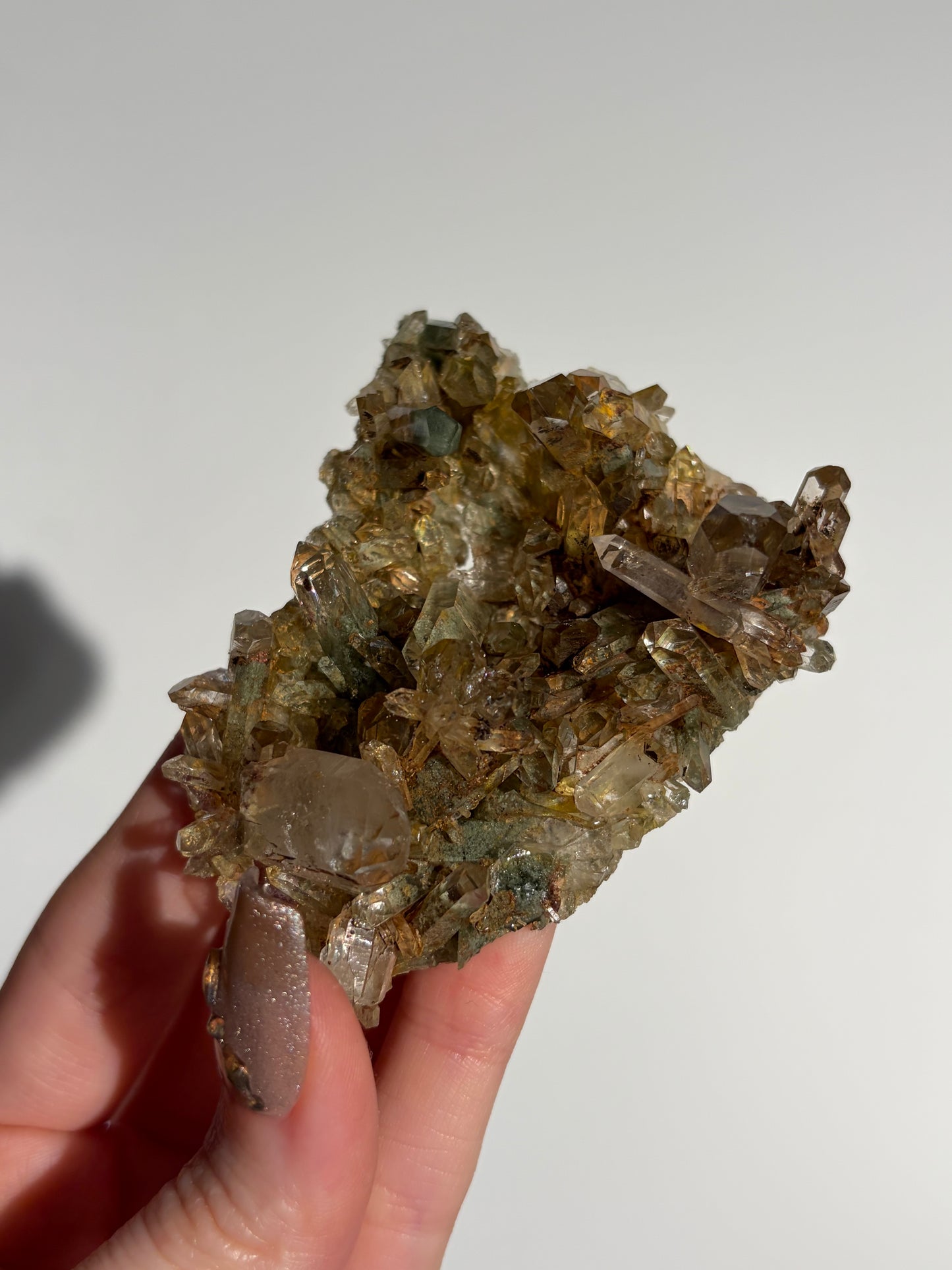 Water Clear Golden Healer Chlorite Included Quartz Specimen G