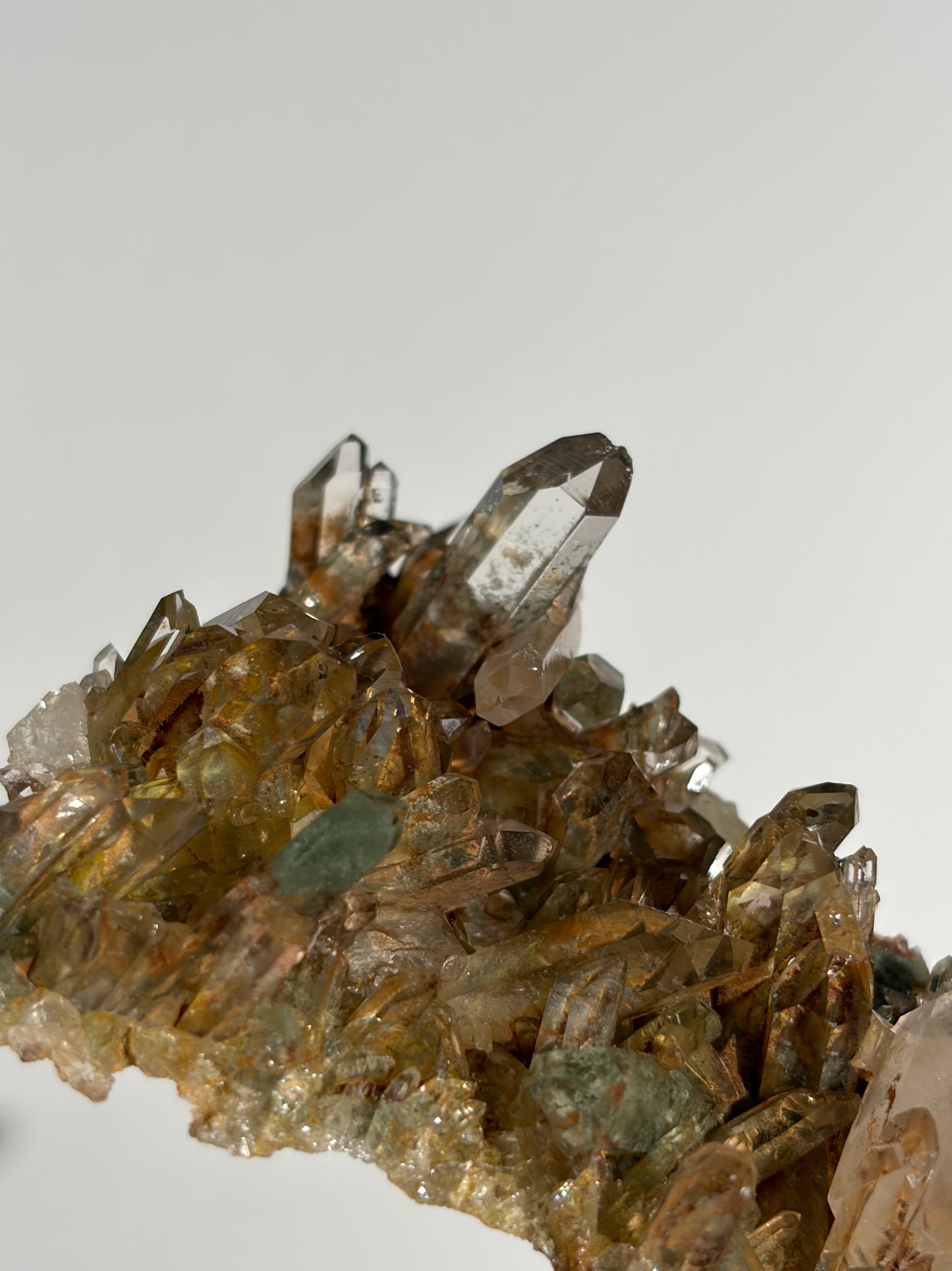 Water Clear Golden Healer Chlorite Included Quartz Specimen G