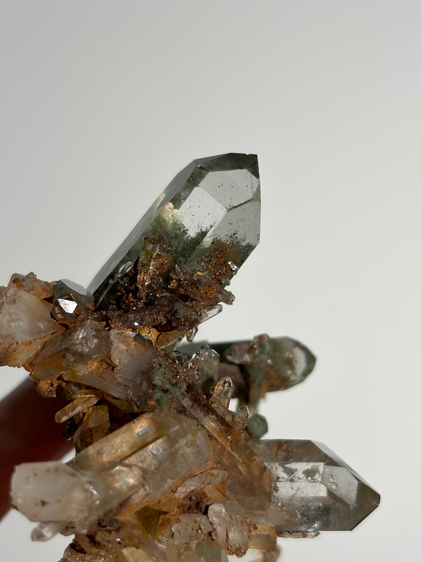 Water Clear Golden Healer Chlorite Included Quartz Specimen H