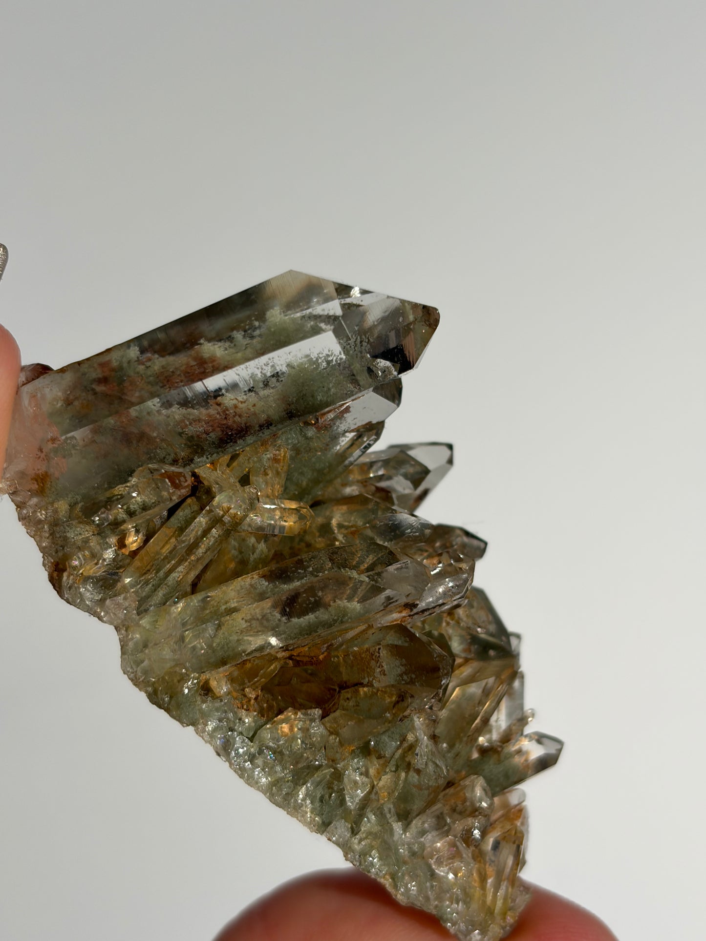 Water Clear Golden Healer Chlorite Included Quartz Specimen I