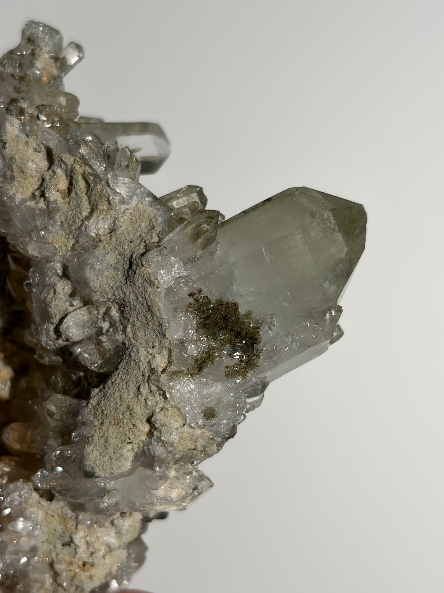 Chlorite Included Quartz Specimen J