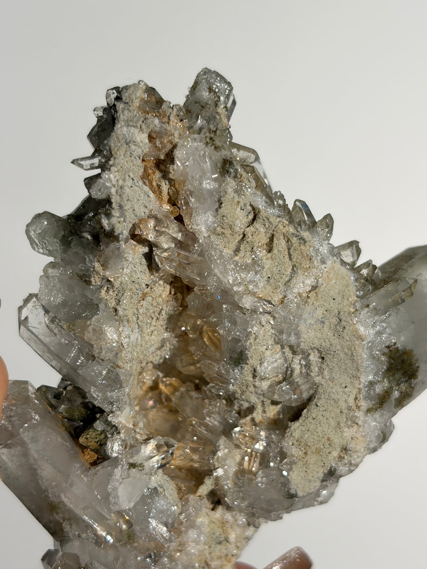 Chlorite Included Quartz Specimen J