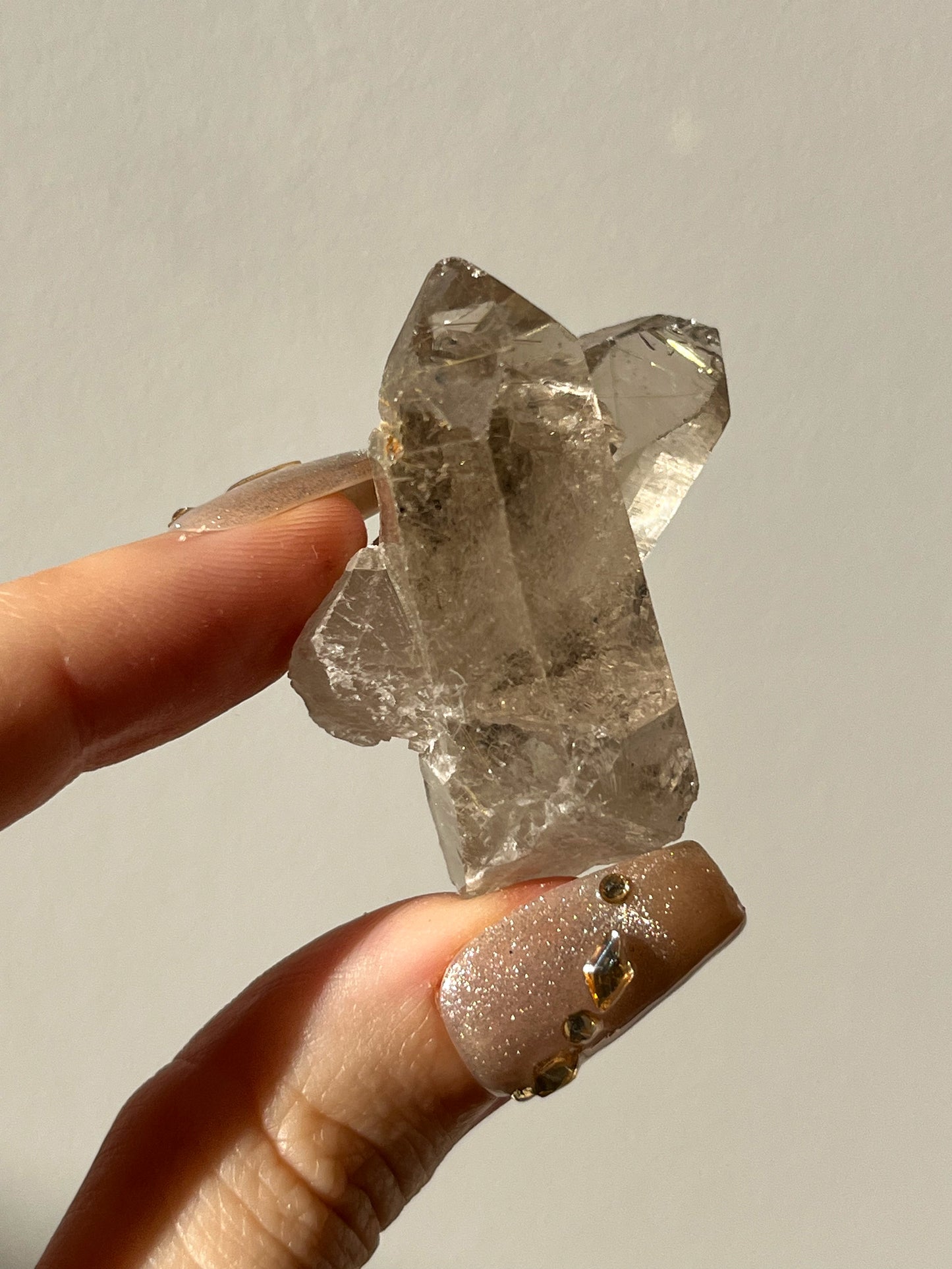 Golden Rutile in Quartz Specimen #H