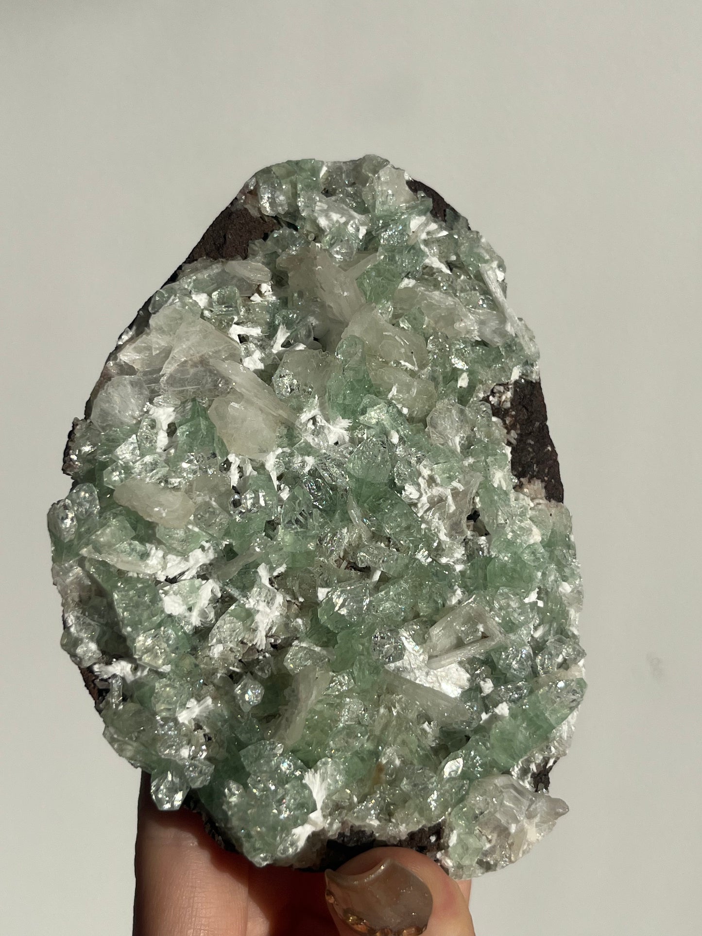 Pointed Green Apophyllite Specimen D