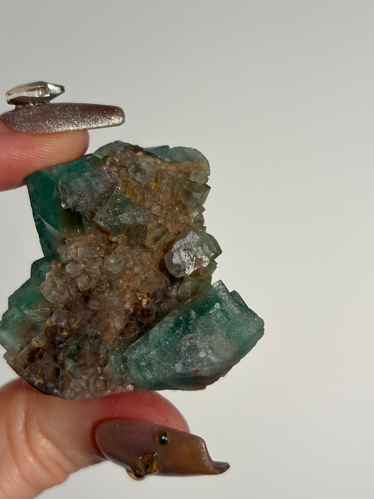 Halo Garden Fluorite Specimen D