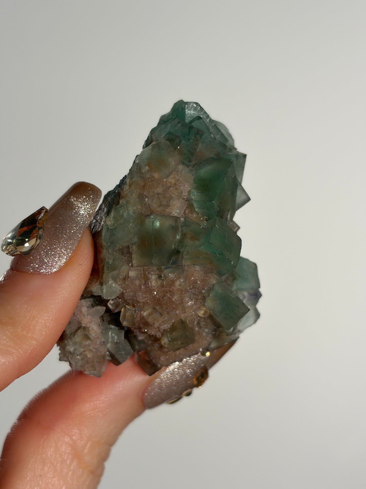Halo Garden Fluorite Specimen G