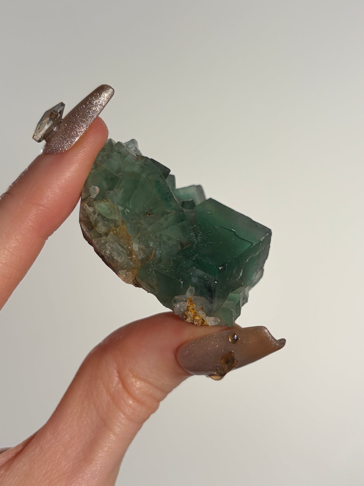 Halo Garden Fluorite Specimen H