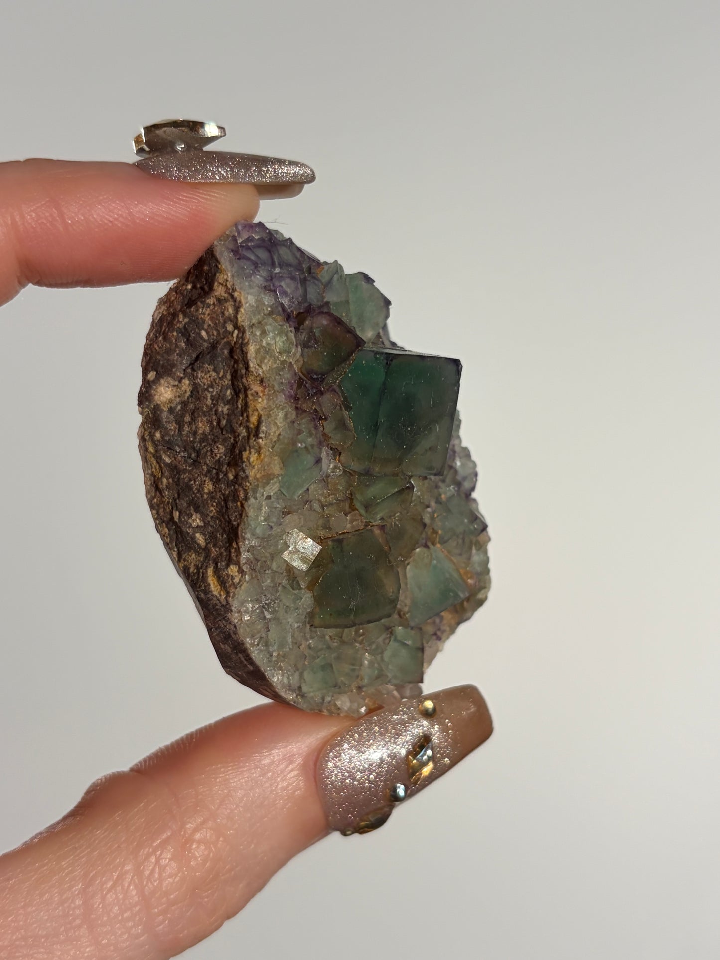 Halo Garden Fluorite Specimen K