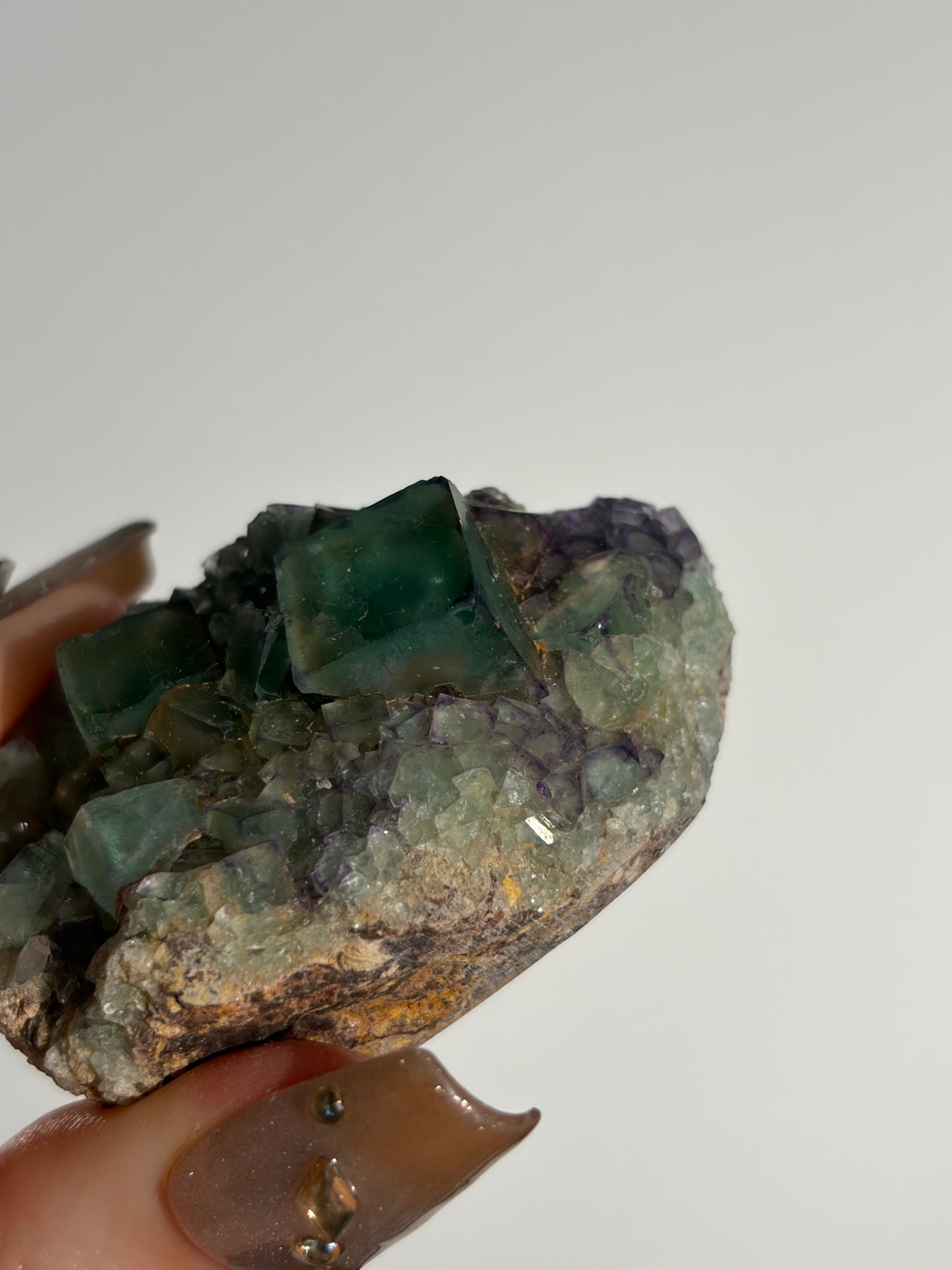 Halo Garden Fluorite Specimen K