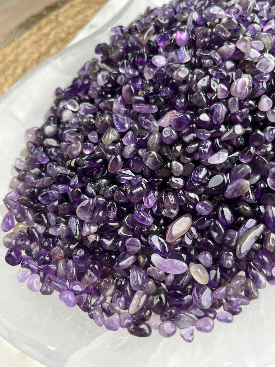 Amethyst Crystal Chips 100g