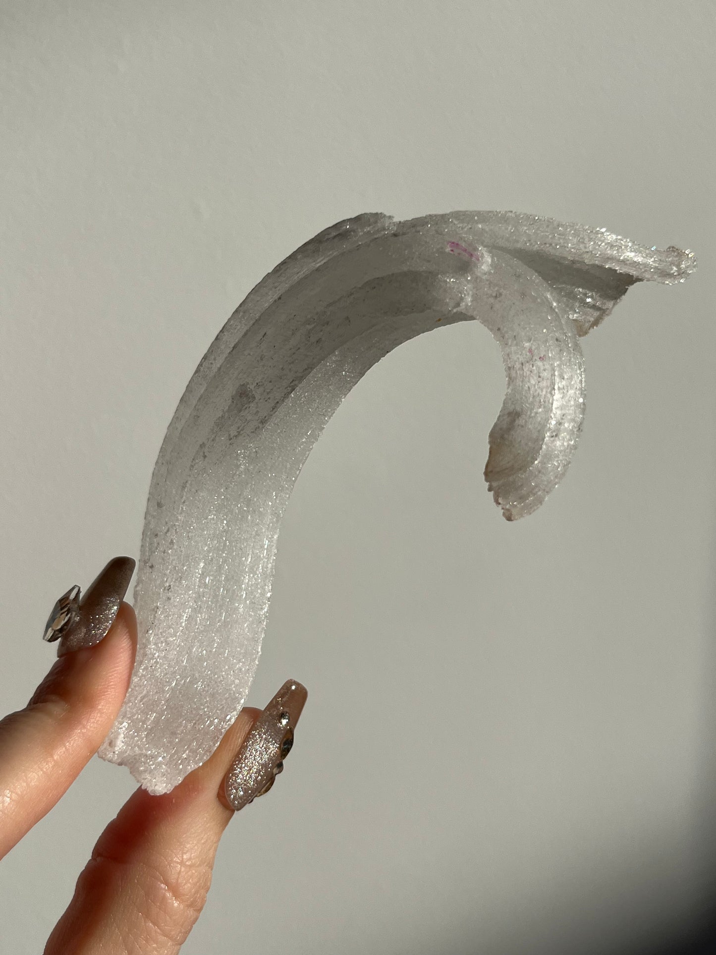 Selenite Horn Specimen A
