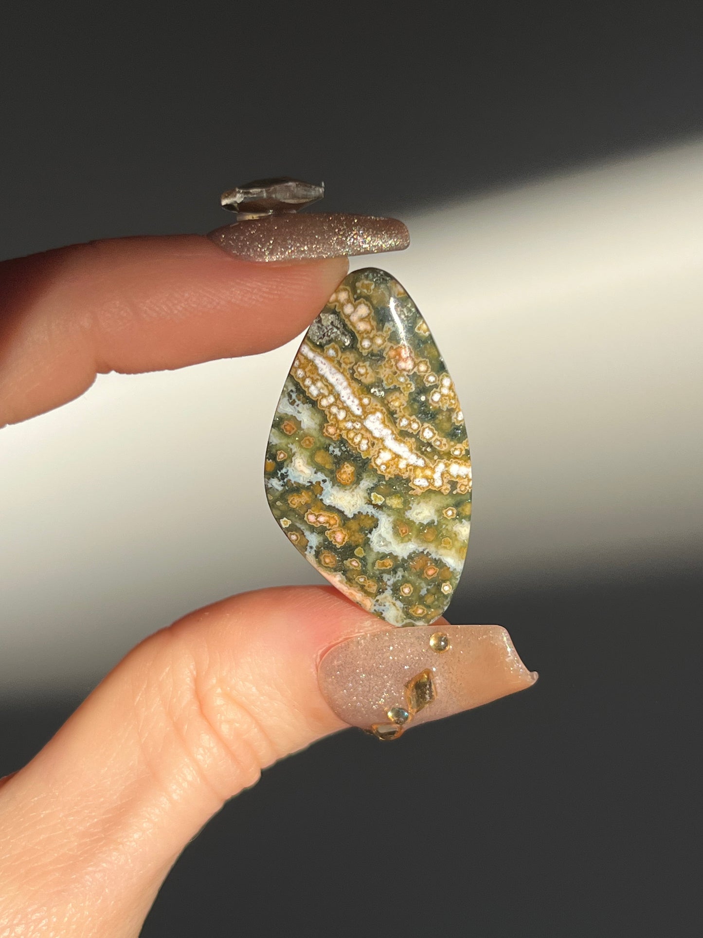 Indonesian Orbicular Jasper Freeform Cabochon (You Choose)