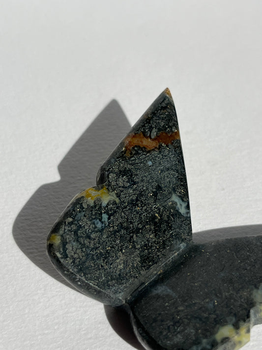 Marcasite Butterfly Carving
