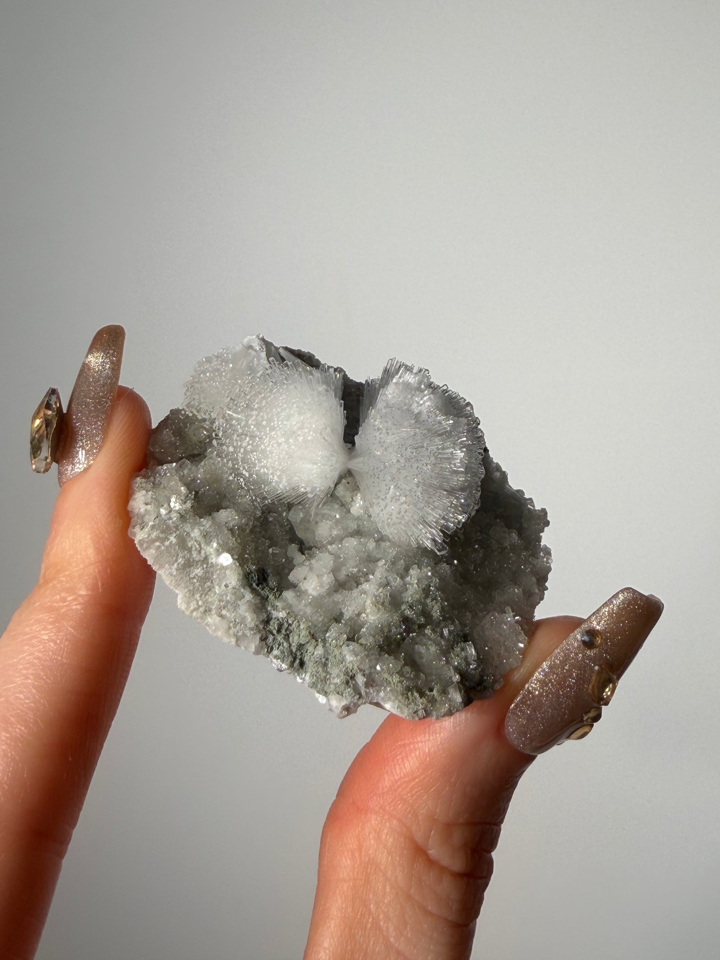 “Icy Bouquets” Bowtie Natrolite Specimen B
