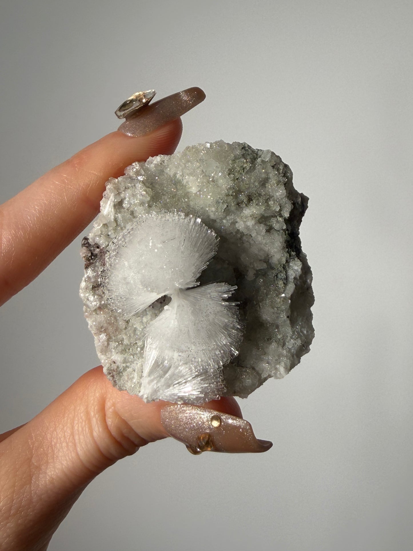 “Icy Bouquets” Bowtie Natrolite Specimen B