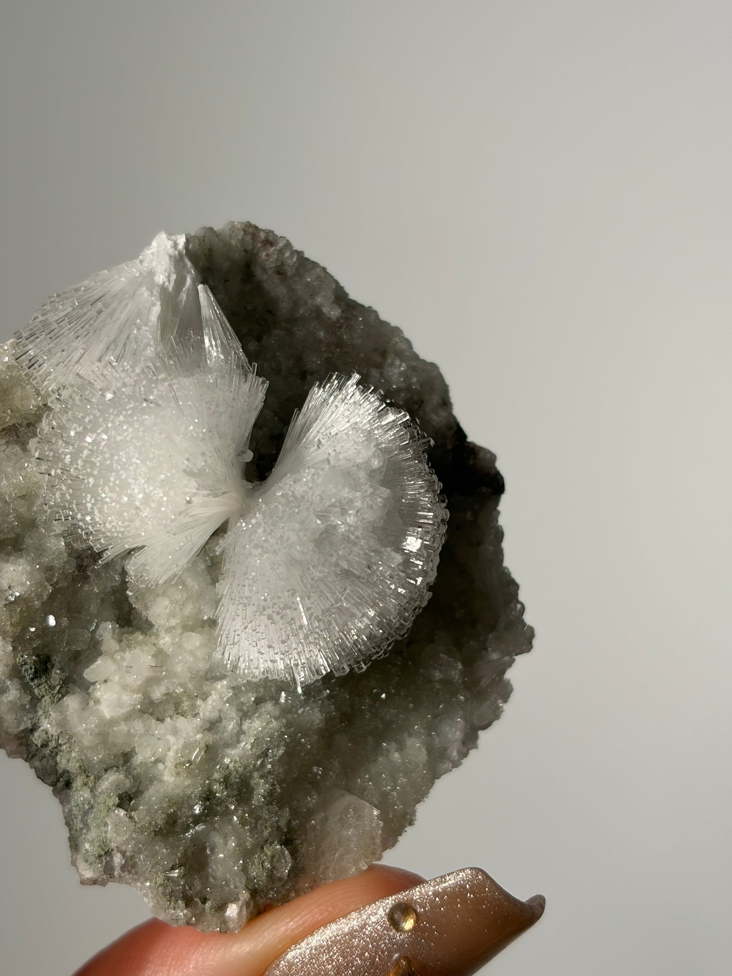 “Icy Bouquets” Bowtie Natrolite Specimen B