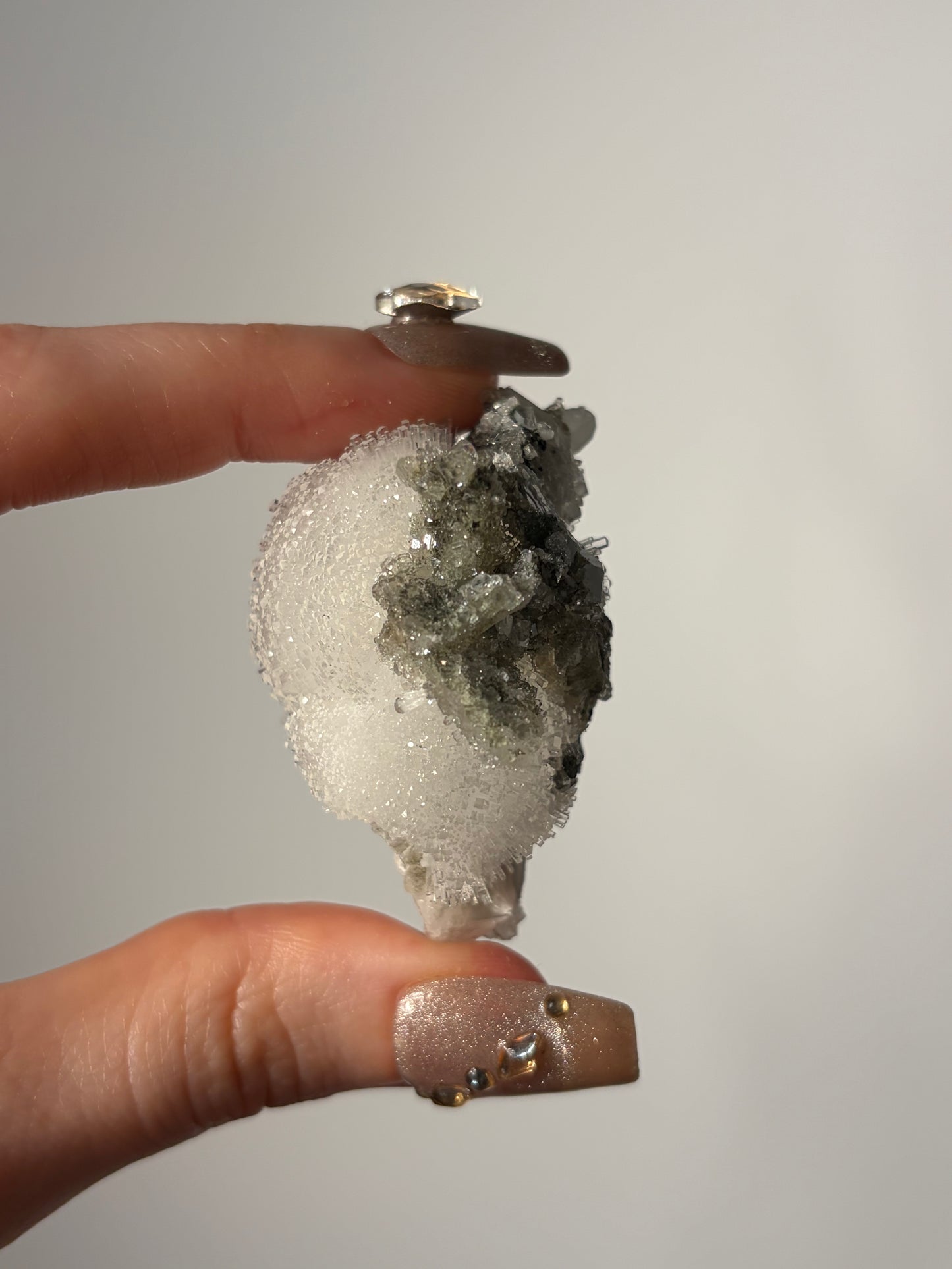 Natrolite Specimen with Quartz and Apophyllite E