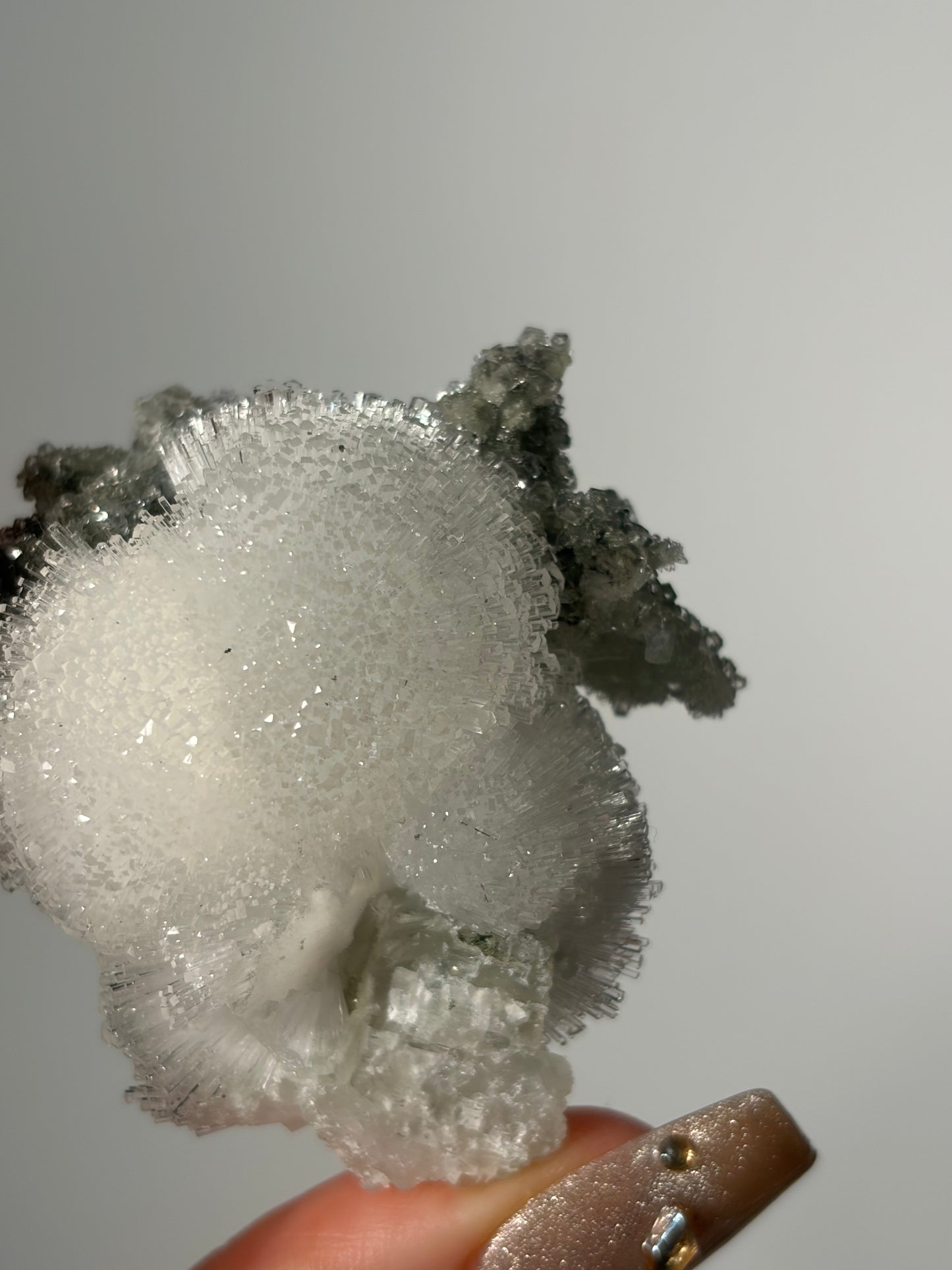 Natrolite Specimen with Quartz and Apophyllite E