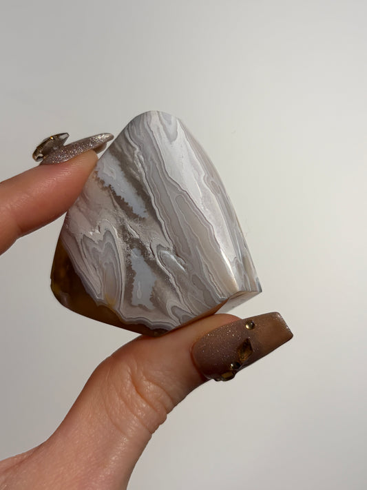 Orbicular Nebula Agate Freeform D