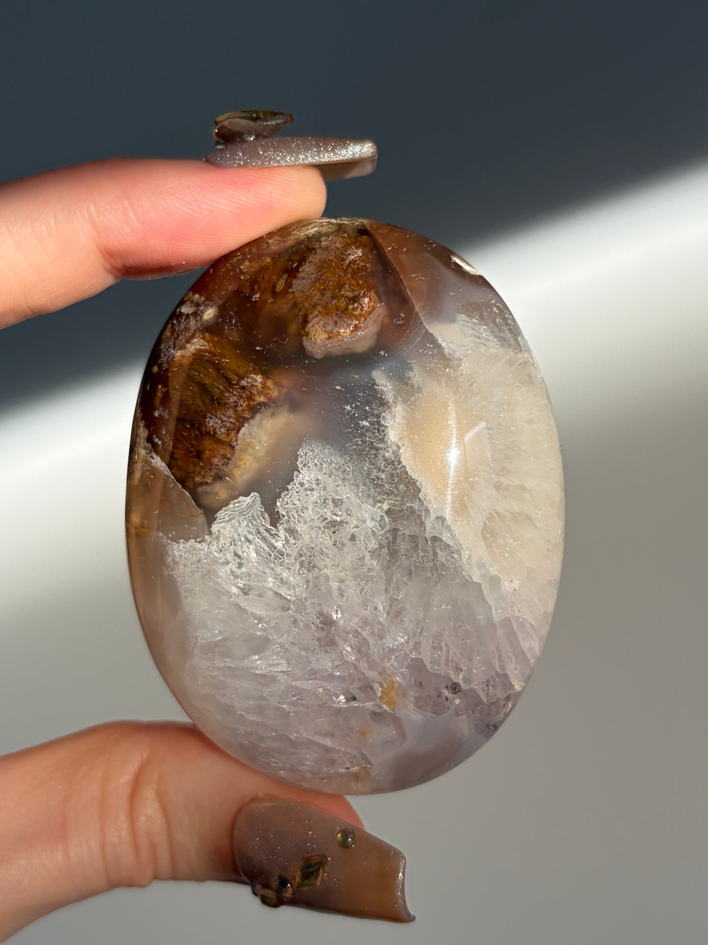 Nebula Agate Palmstone O