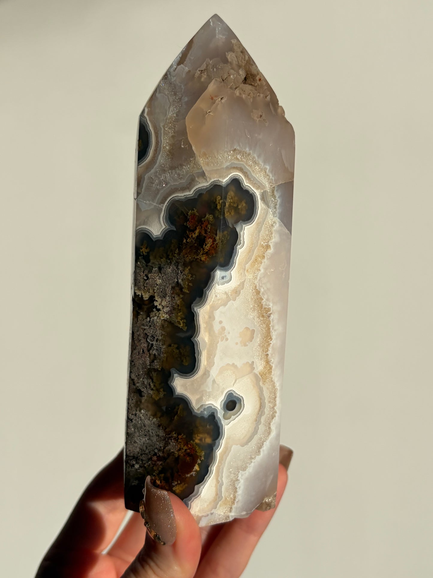 “A Path of Light” Nebula Agate Axis Statement Tower B