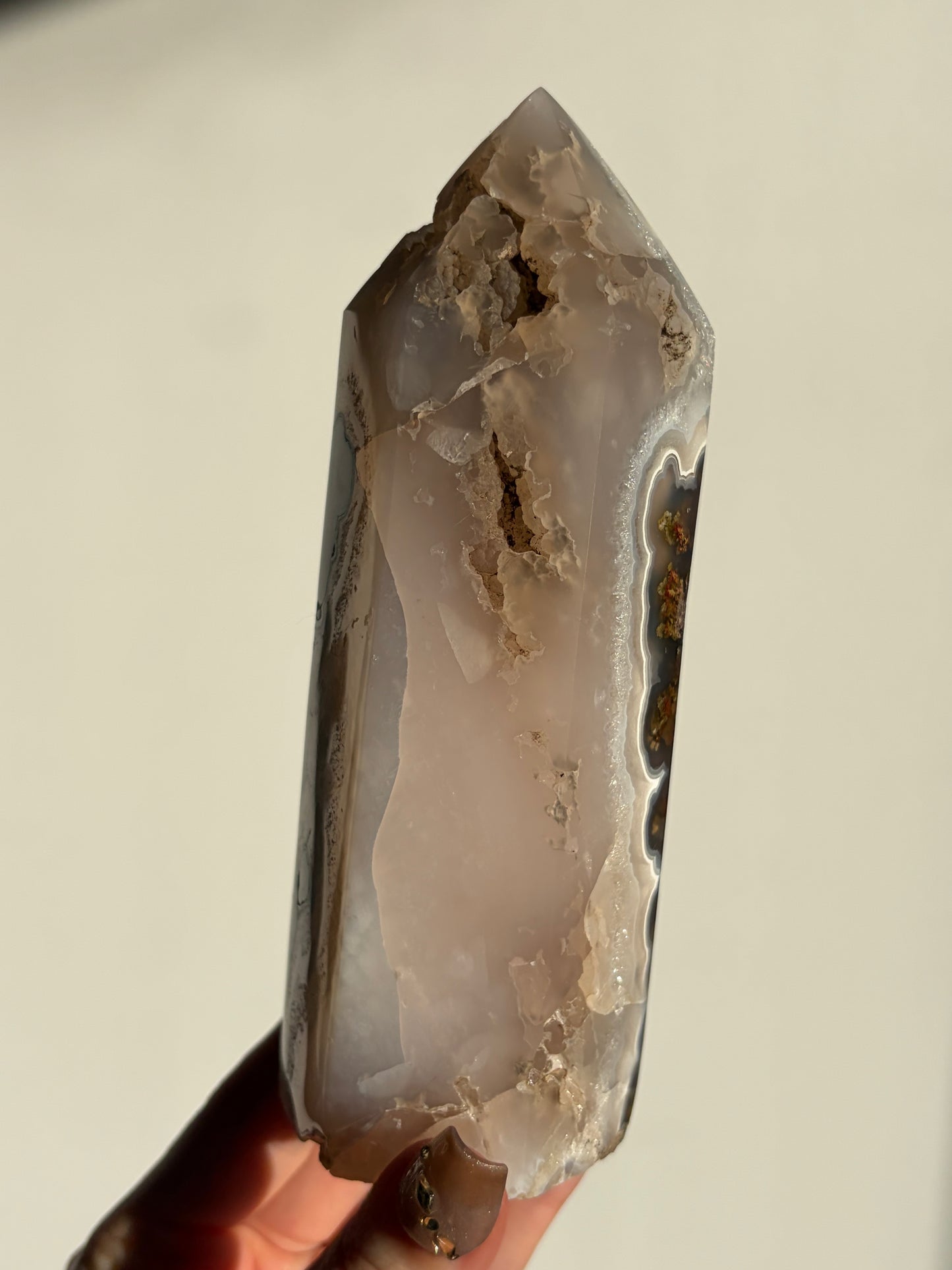 “A Path of Light” Nebula Agate Axis Statement Tower B