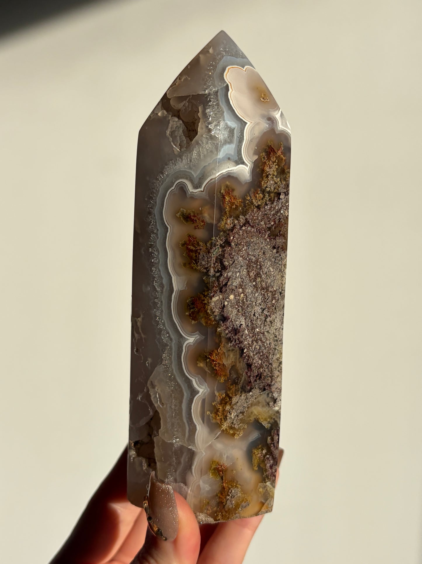 “A Path of Light” Nebula Agate Axis Statement Tower B