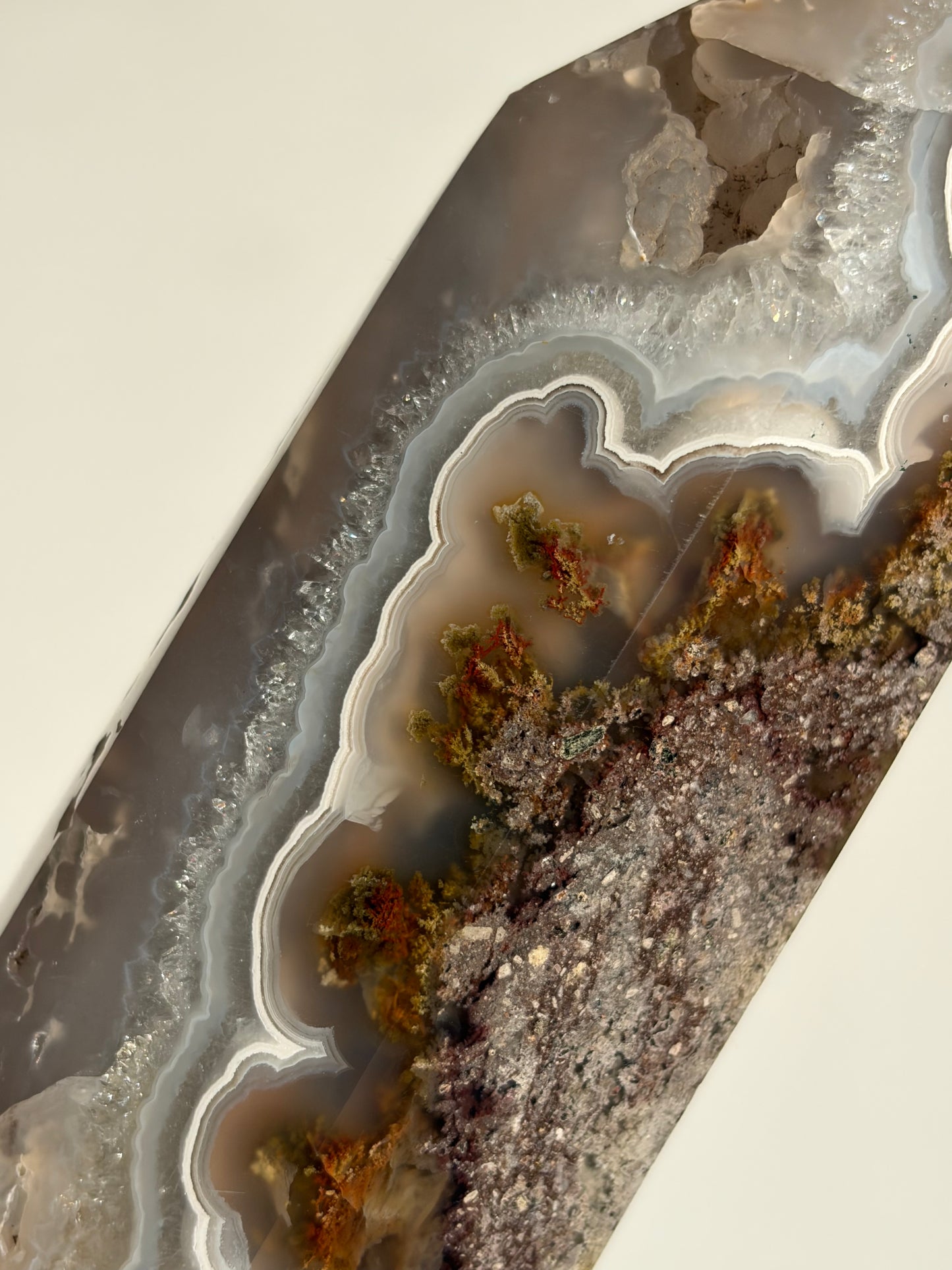 “A Path of Light” Nebula Agate Axis Statement Tower B