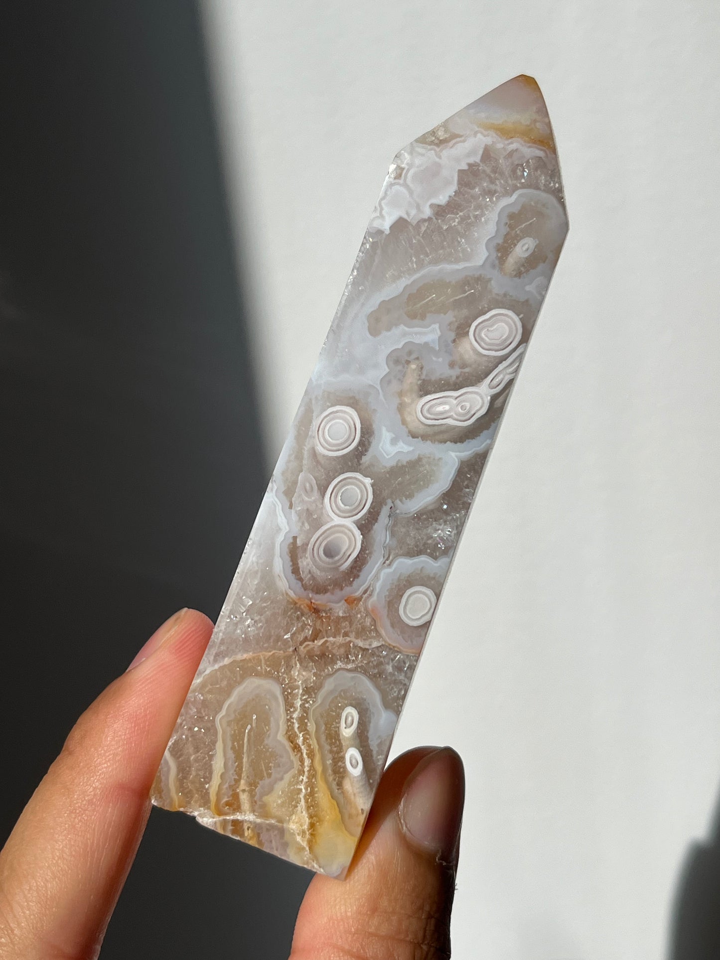 Orbicular Nebula Agate Tower A