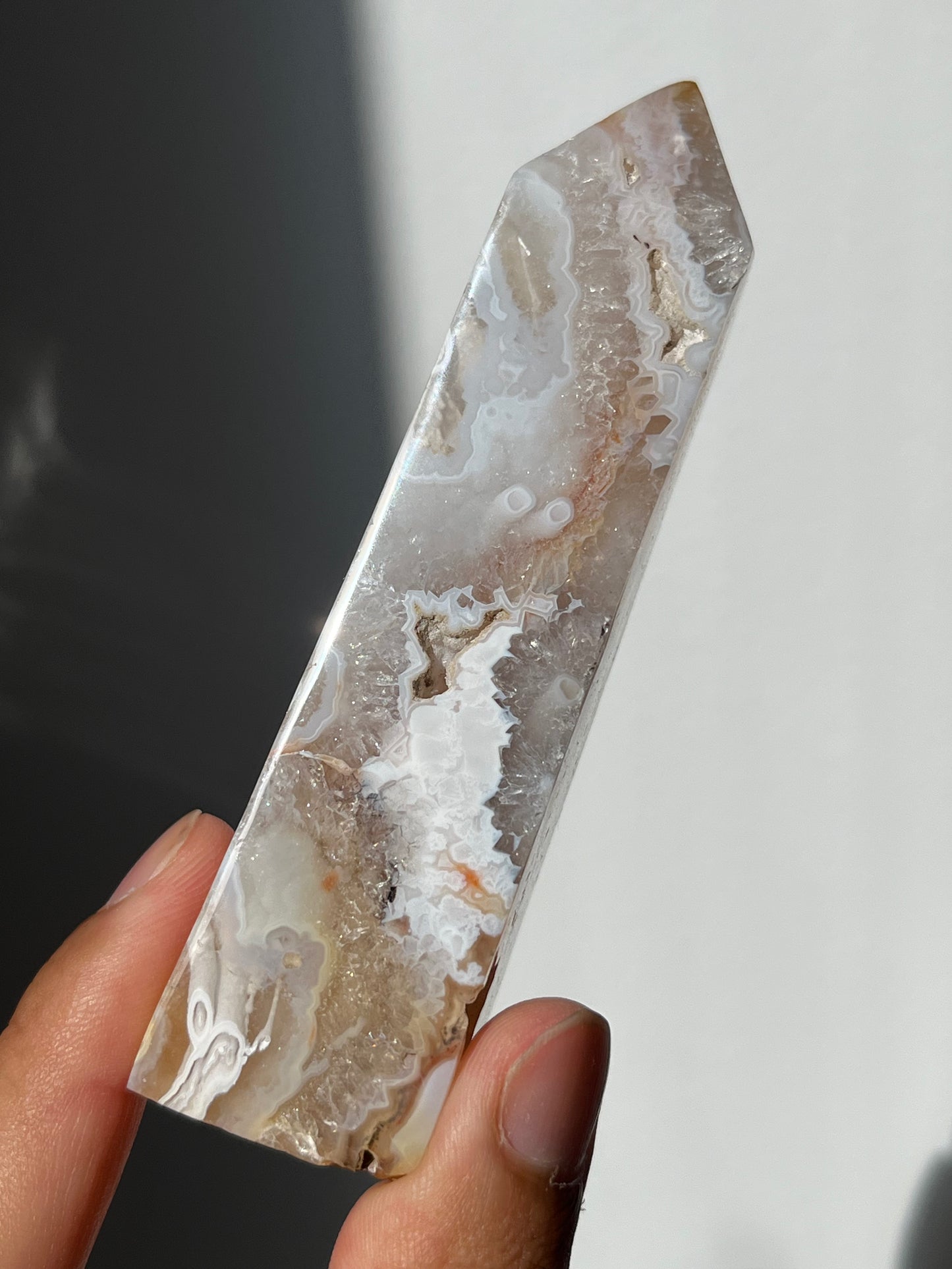 Orbicular Nebula Agate Tower A