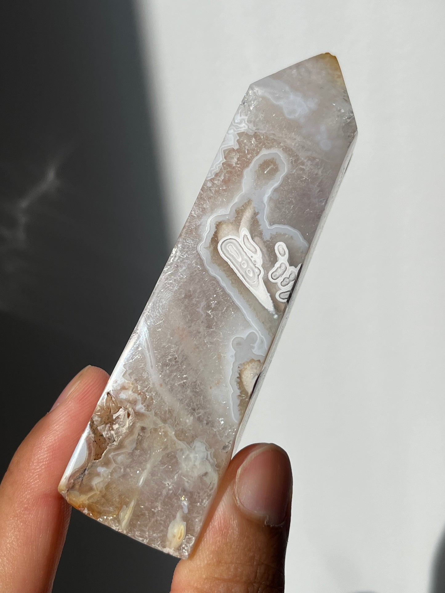 Orbicular Nebula Agate Tower A