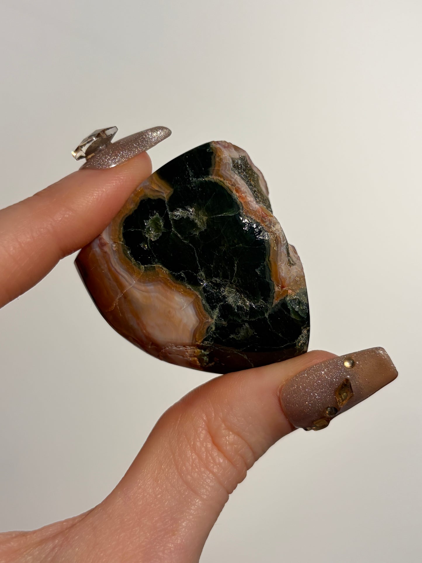 Pink Orbicular Jasper Miniature Freeform B