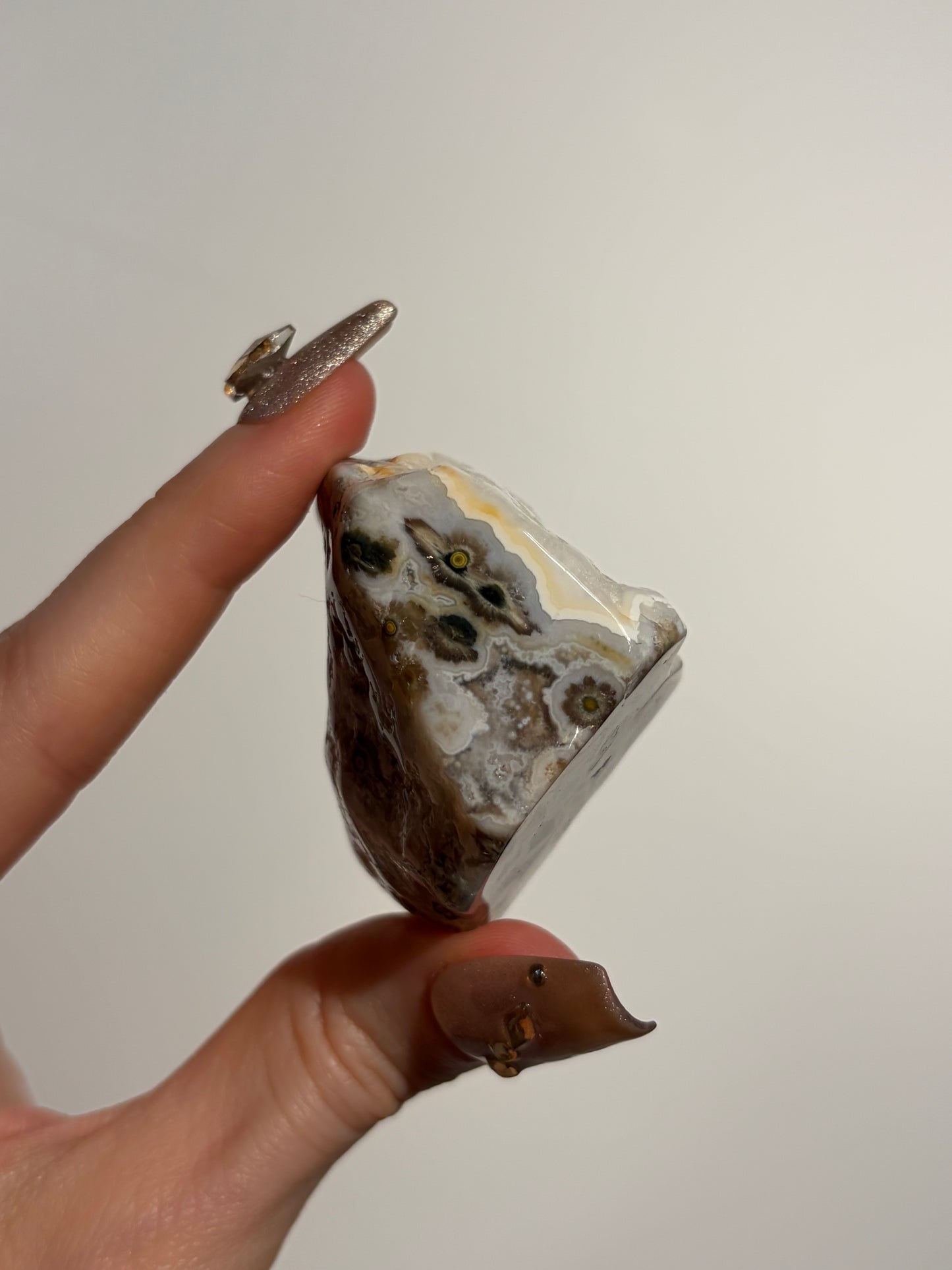 Druzy Orbicular Jasper Miniature Freeform D
