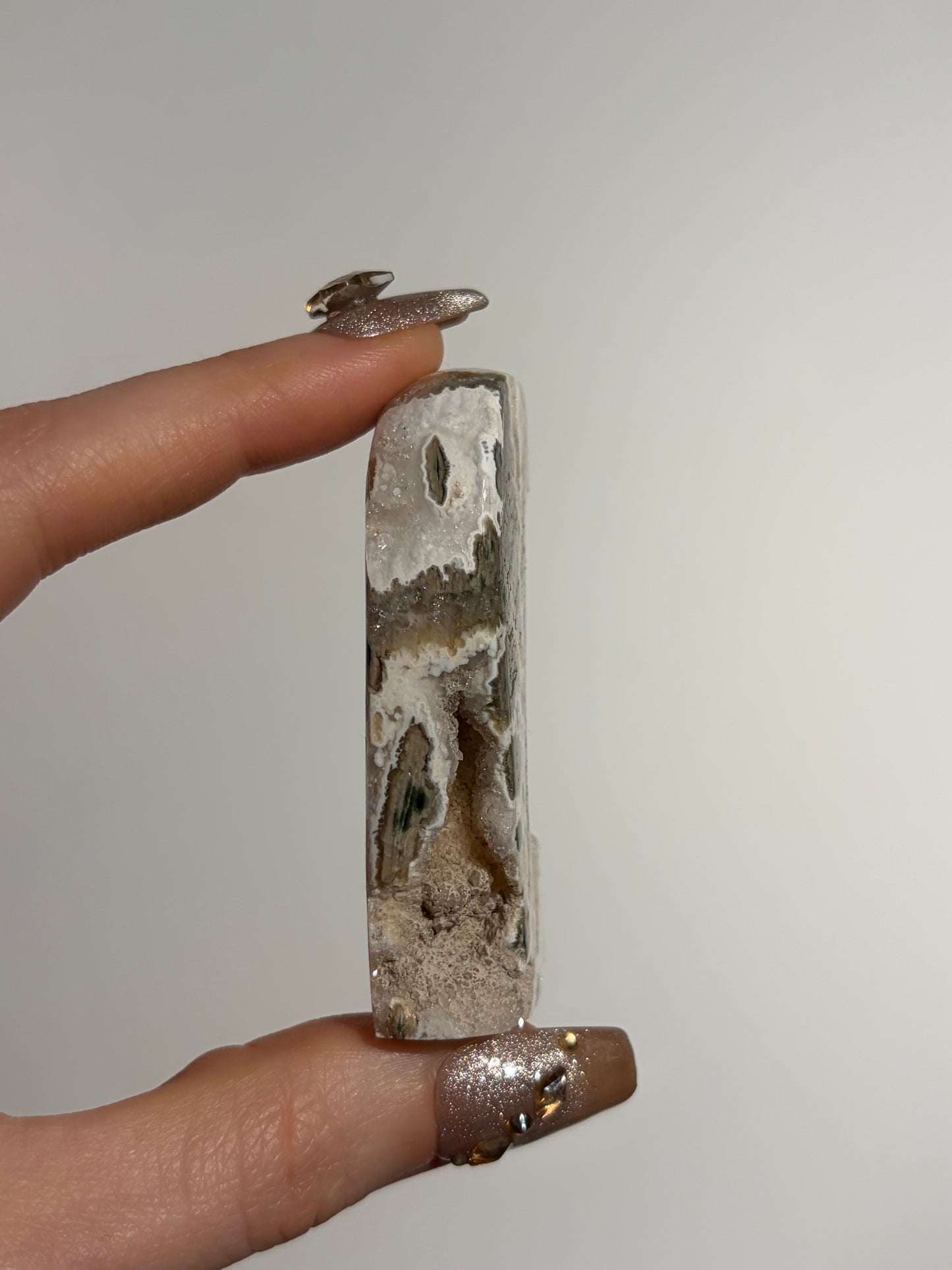 Druzy Orbicular Jasper Miniature Freeform F